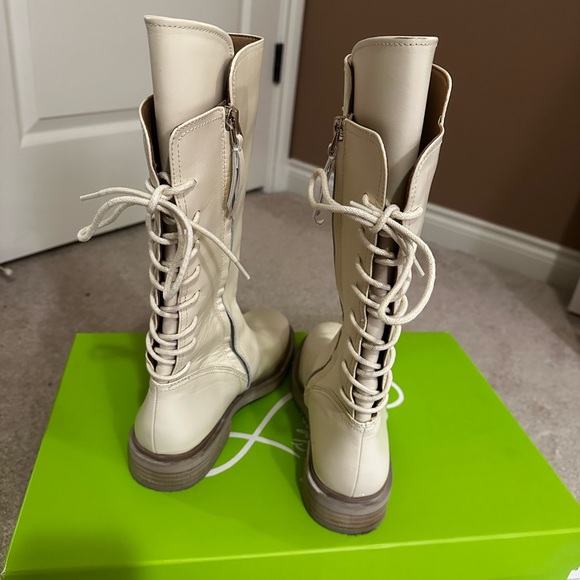 BLACK FRIYAY!! Sam Edelman Franka genuine, leather boots size 7.5 NWT wore 1x - Picture 6 of 13